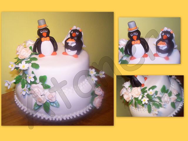 svatební s tučňáky